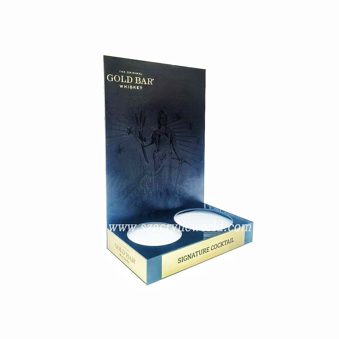 akrýl áfengisskjár