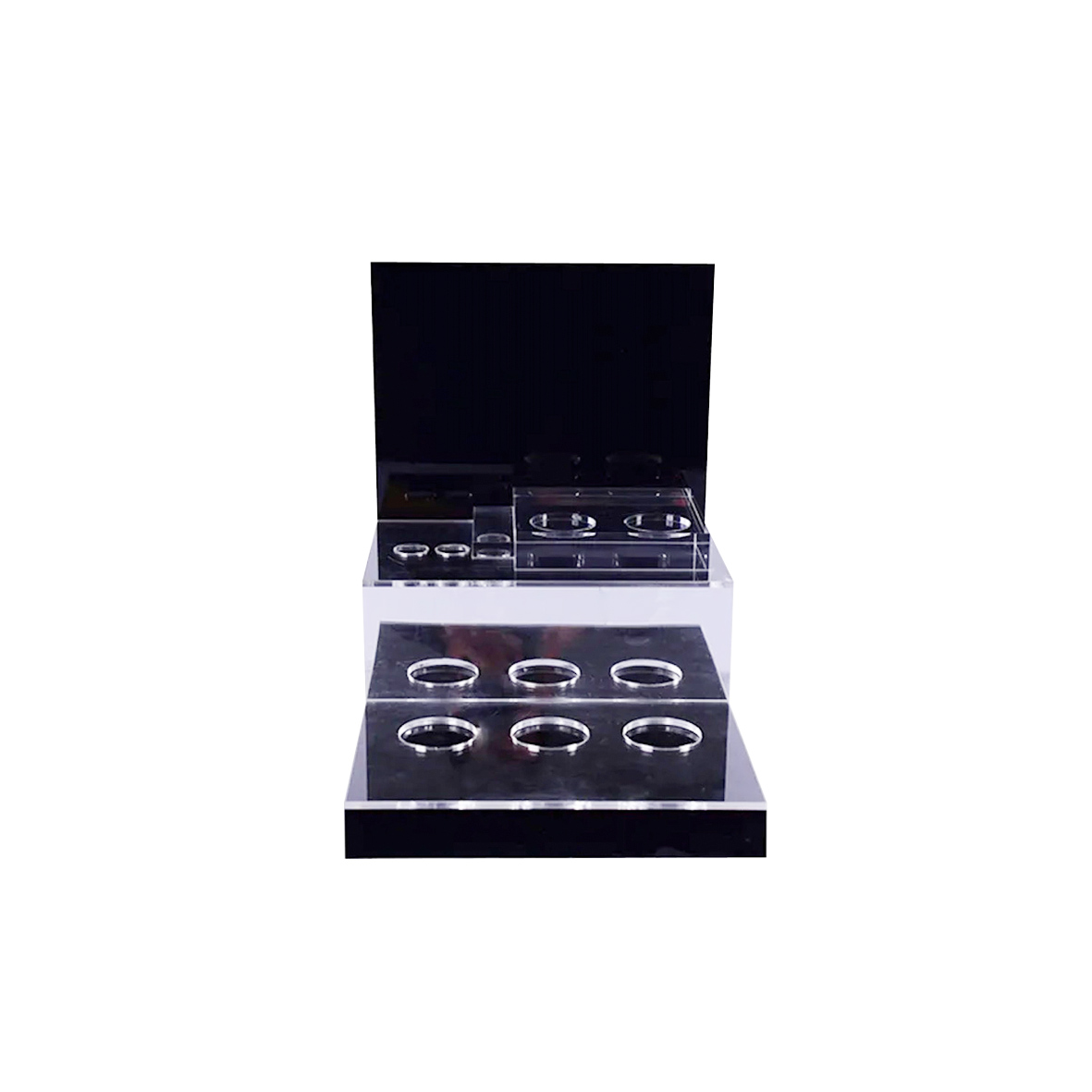 akryl krämflaska displayställ