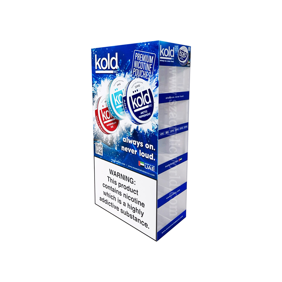 acrylic nicotine pouches displays tands