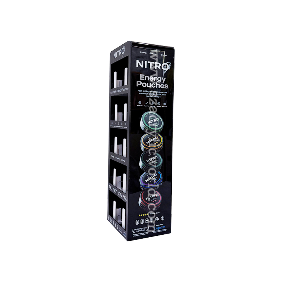 acrylic retail display for snus