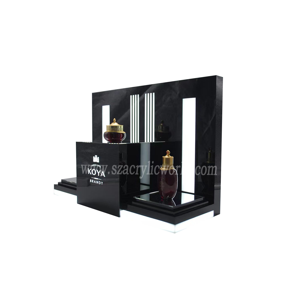 acrylic wine bottle glorifier display