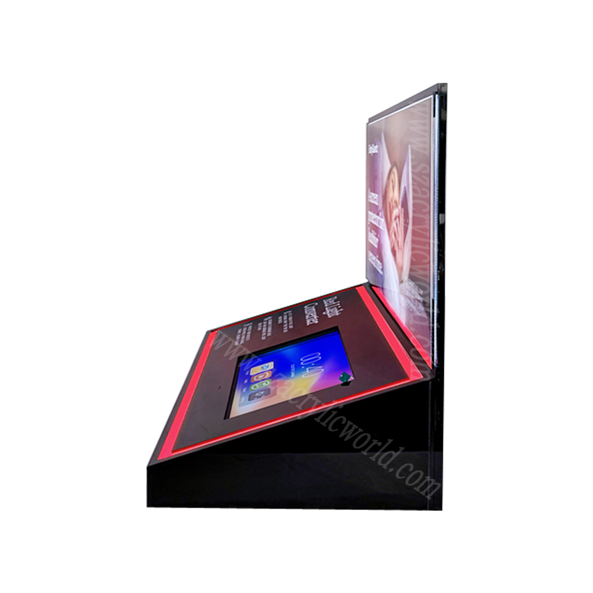 digital cosmetic display with LCD