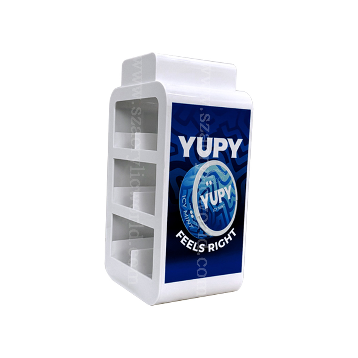 energy pouches display unit design