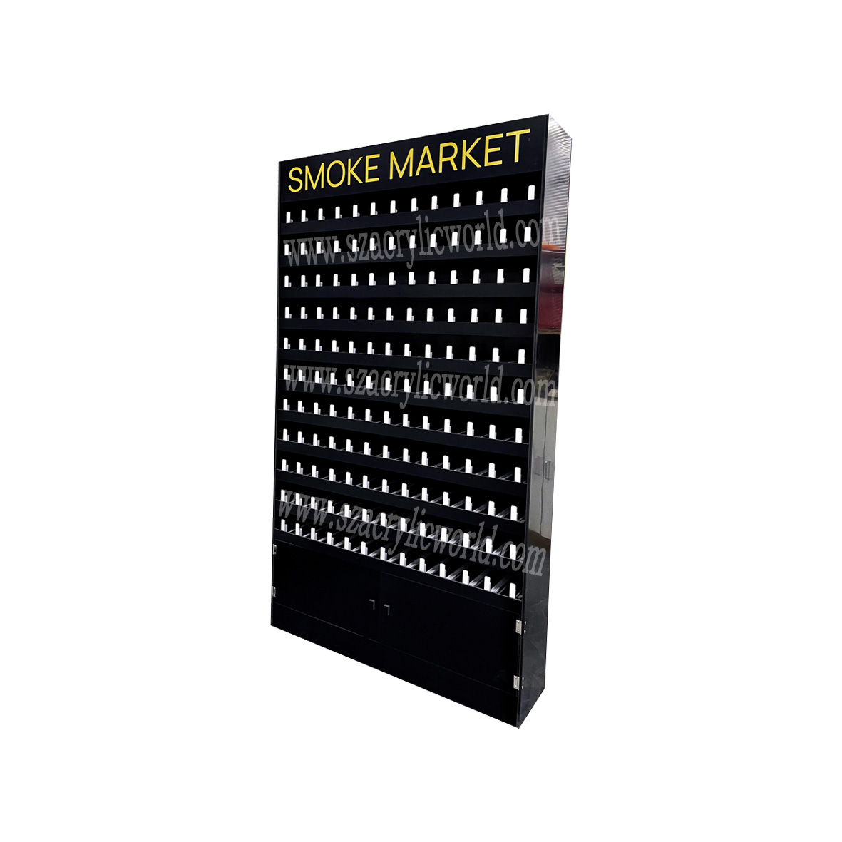 floor nicotine pouches display cabinet