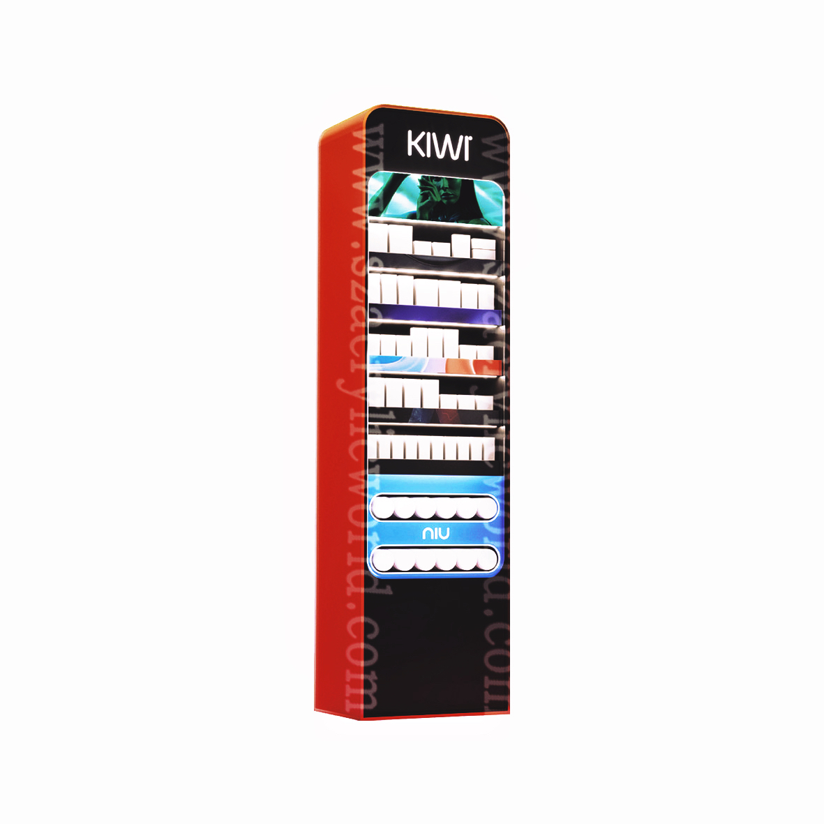 floor nicotine pouches retail display options