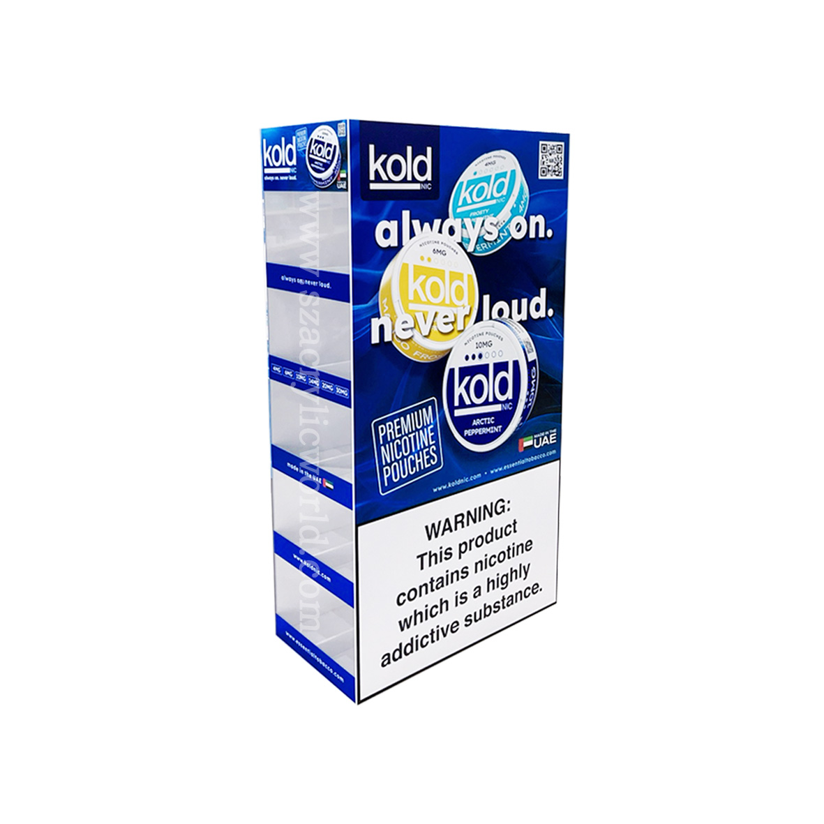 nicotine pouches display stand