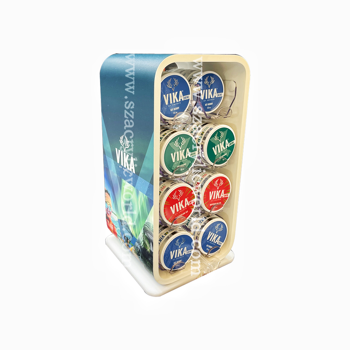 retail display for nicotine pouches