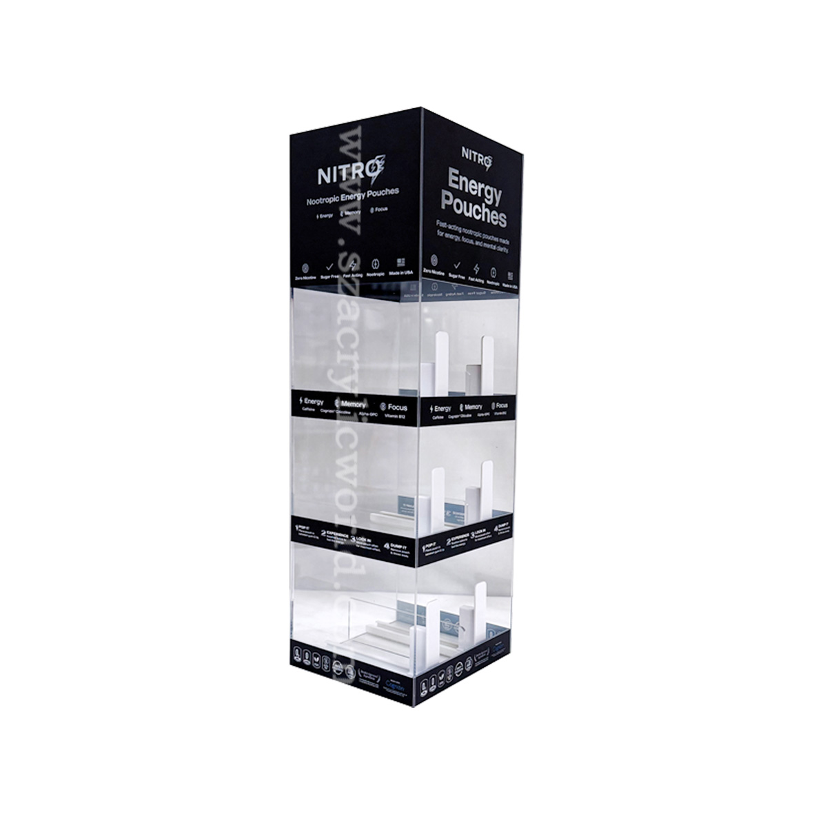 tobacco-free pouch display stand