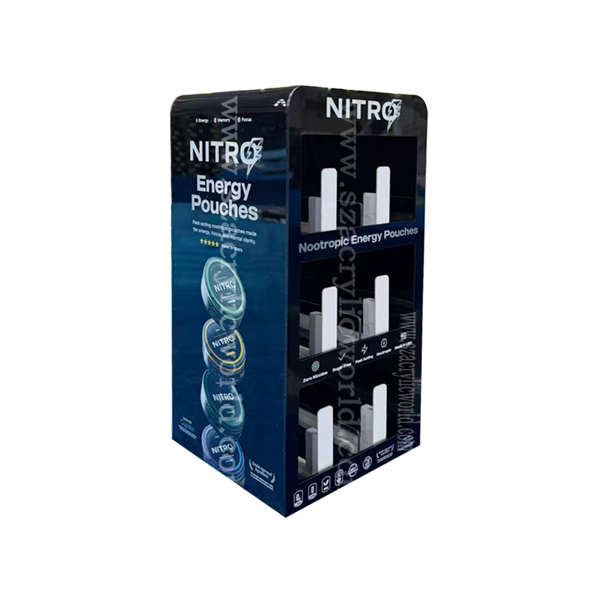 tobacco free snus display