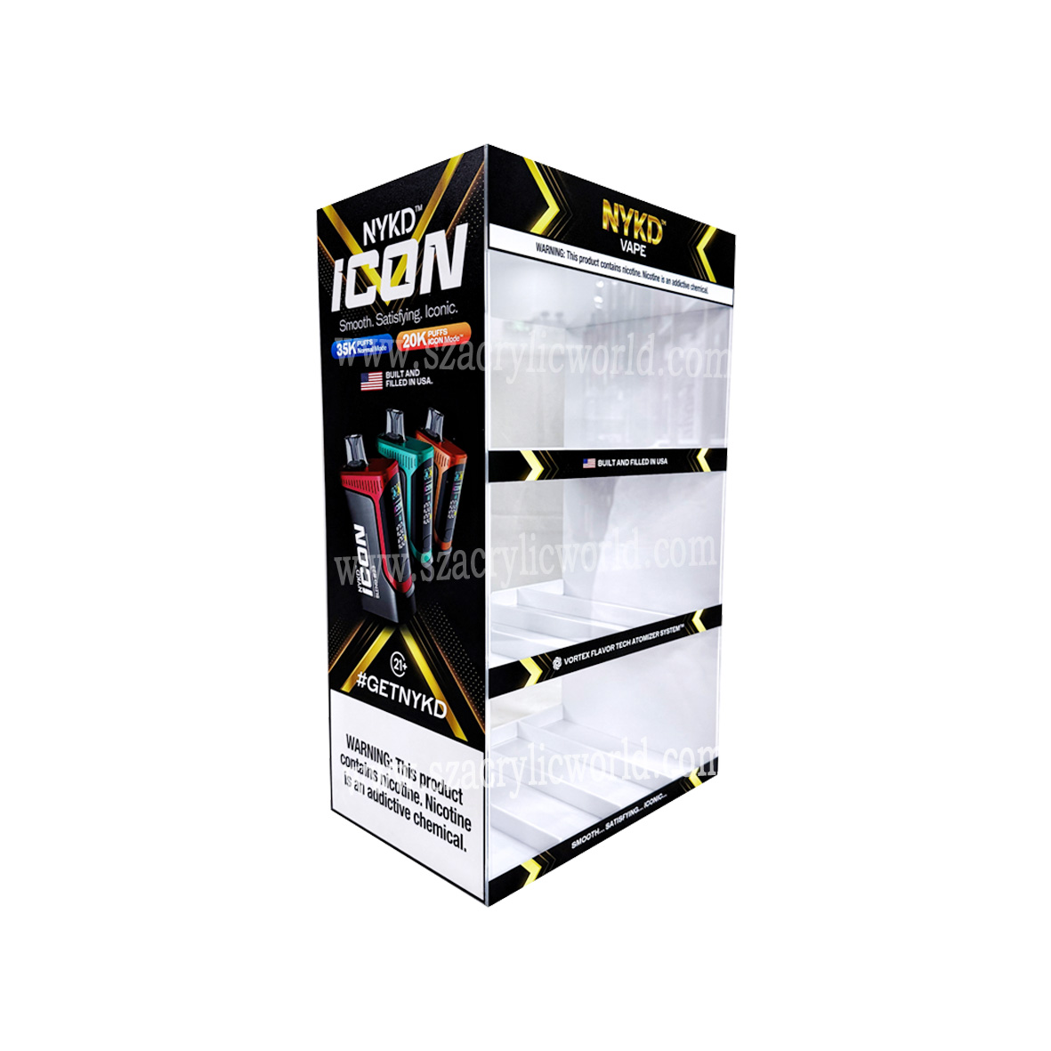 vape kits displays